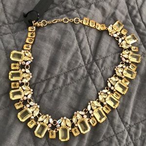 J. Crew Jewelry - J crew cluster drop crystal necklace in citrus J. Crew Jewelry - J crew cluster drop crystal necklace in citrus